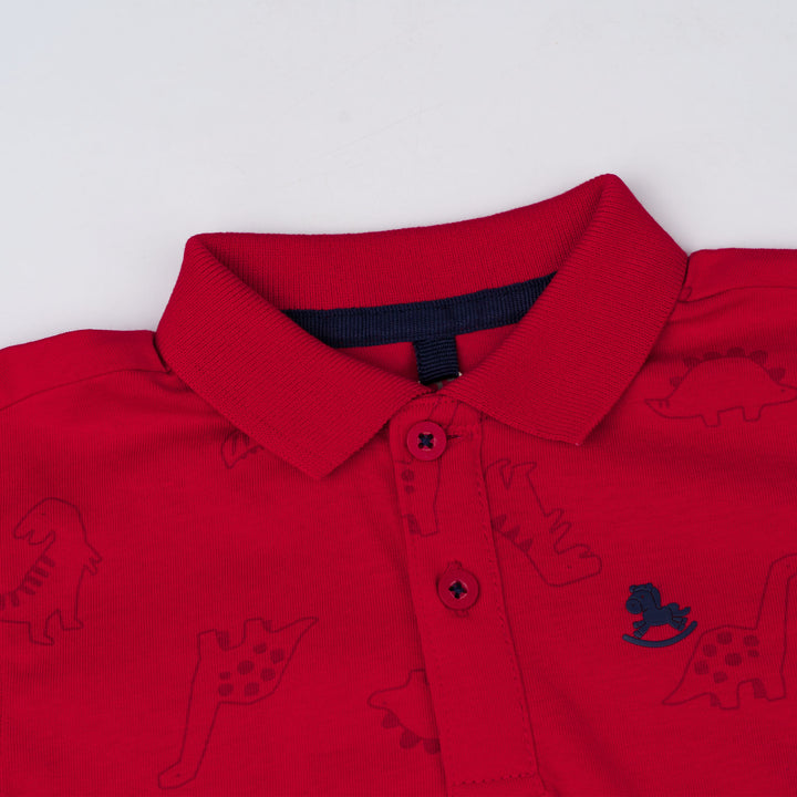 Baby Little Dino Explorer Short Sleeve Polo