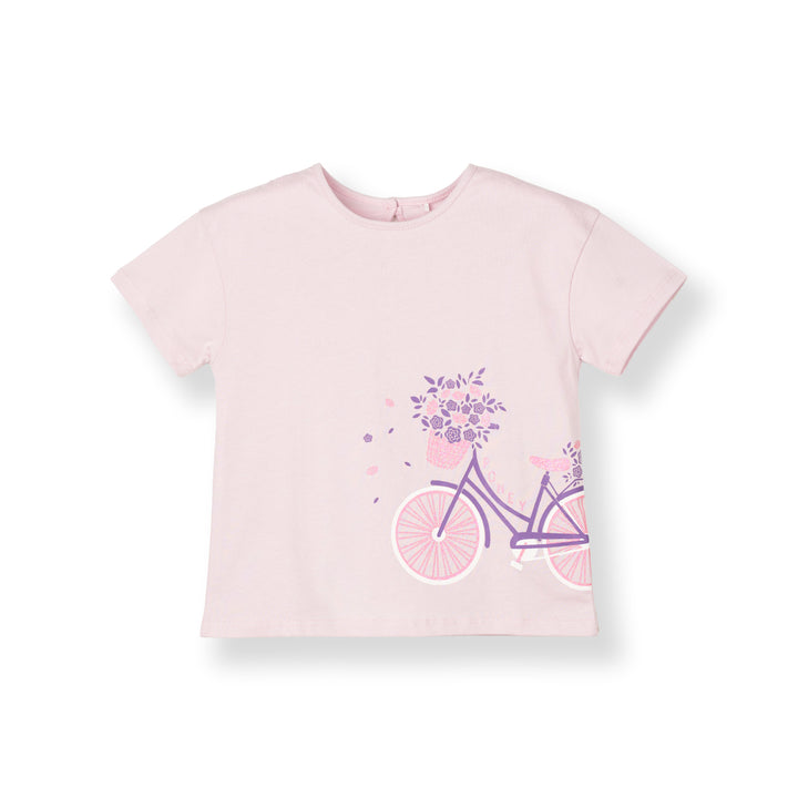Poney Girls Lilac Lovely Cycle Short Sleeve Tee