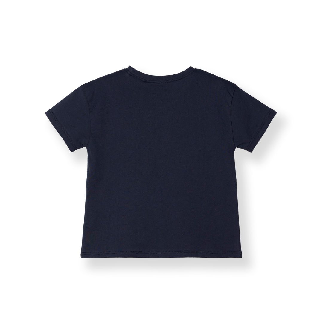 Poney Girls Navy Starlight Unicorn Short Sleeve Tee