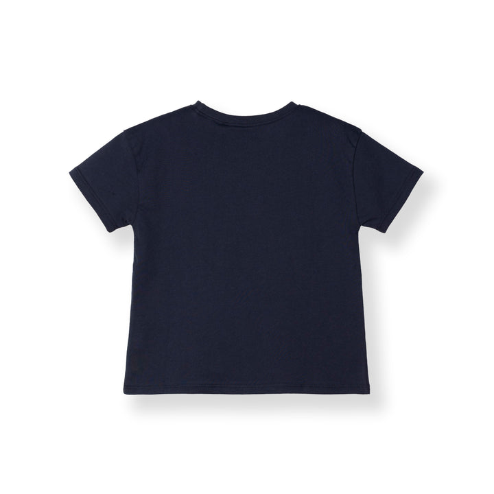 Poney Girls Navy Starlight Unicorn Short Sleeve Tee