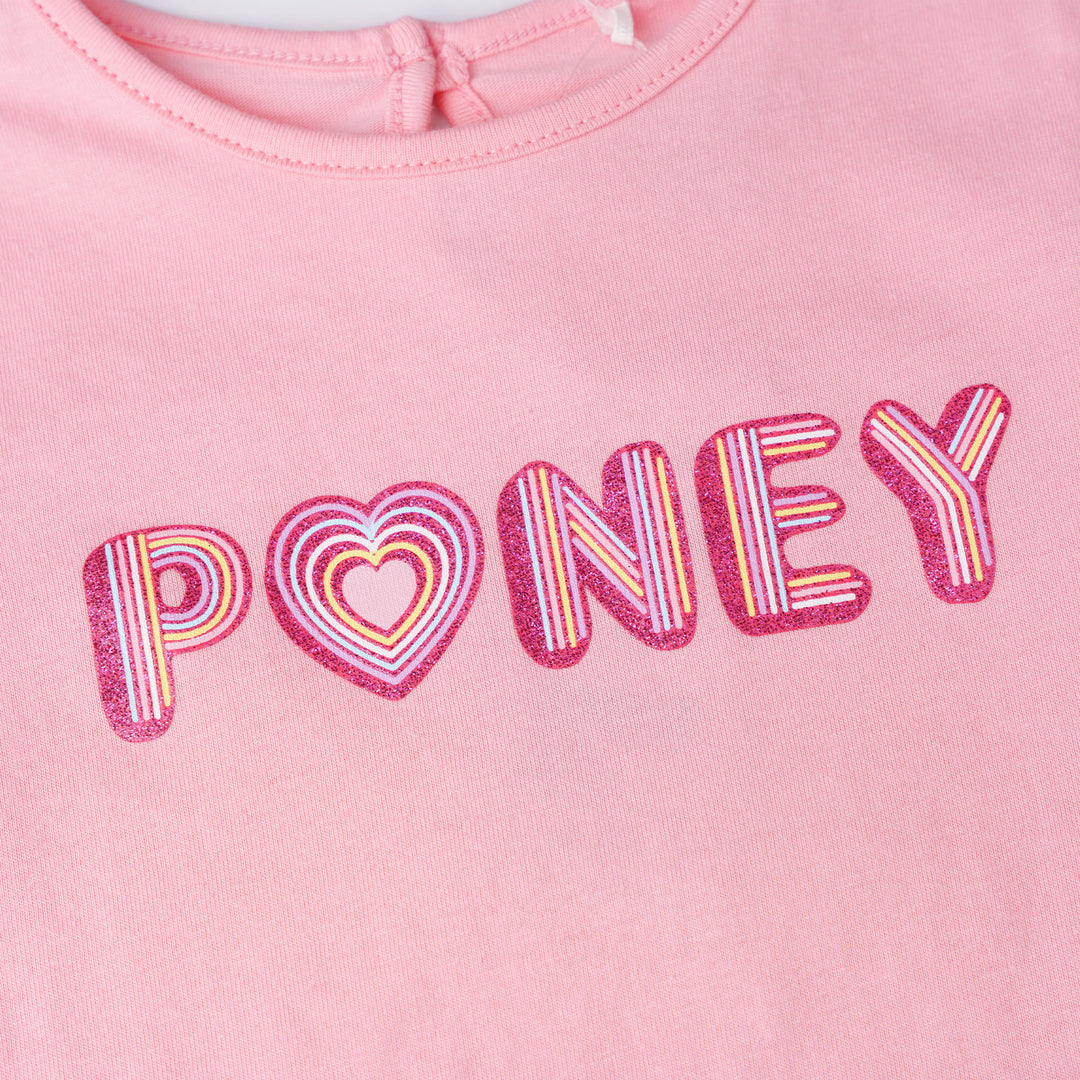 Poney Heart Glow Short Sleeve Tee
