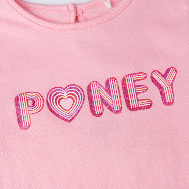 Poney Heart Glow Short Sleeve Tee