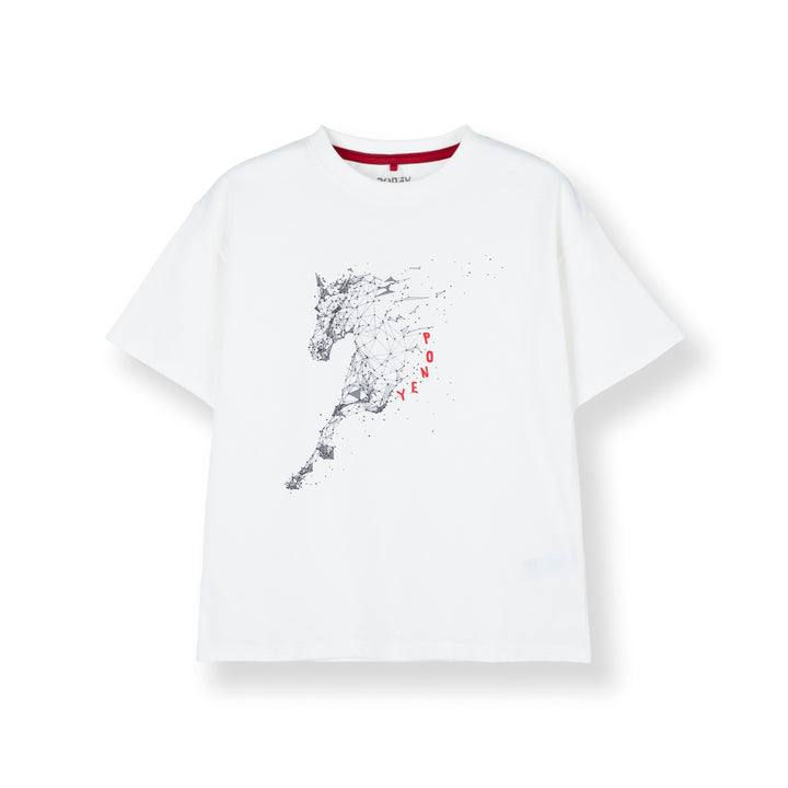 Geometric Horse Short Sleeve Tee