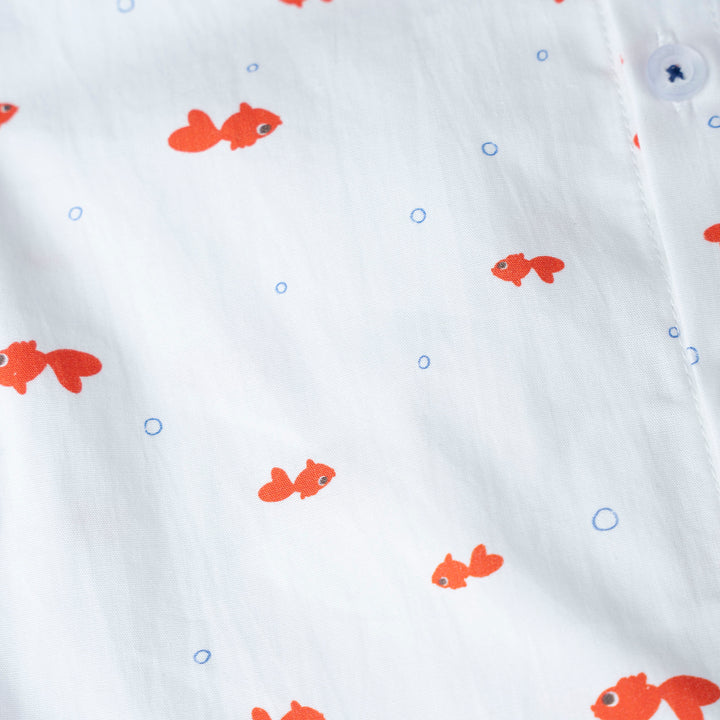 Golden Swish Loose Fit Short Sleeve Shirt