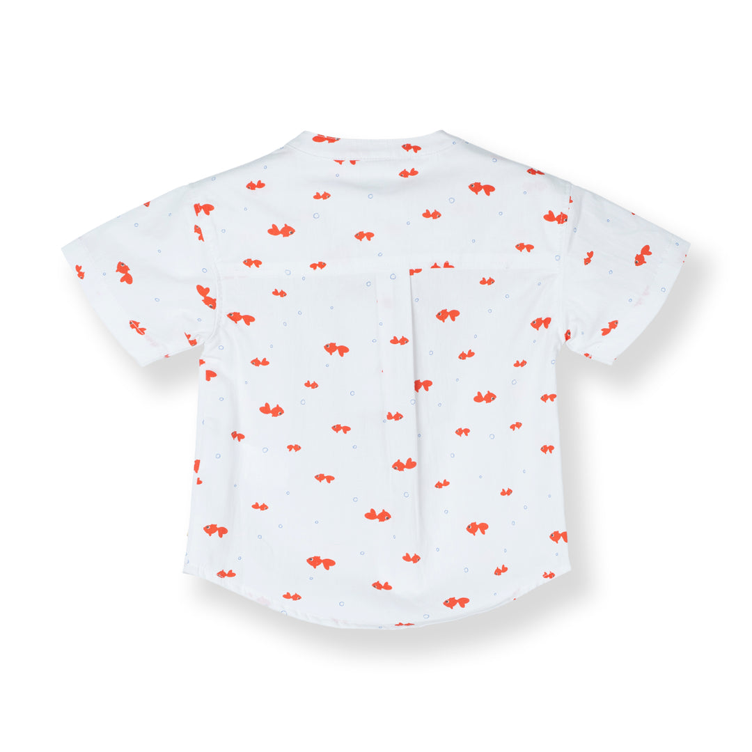 Golden Swish Loose Fit Short Sleeve Shirt