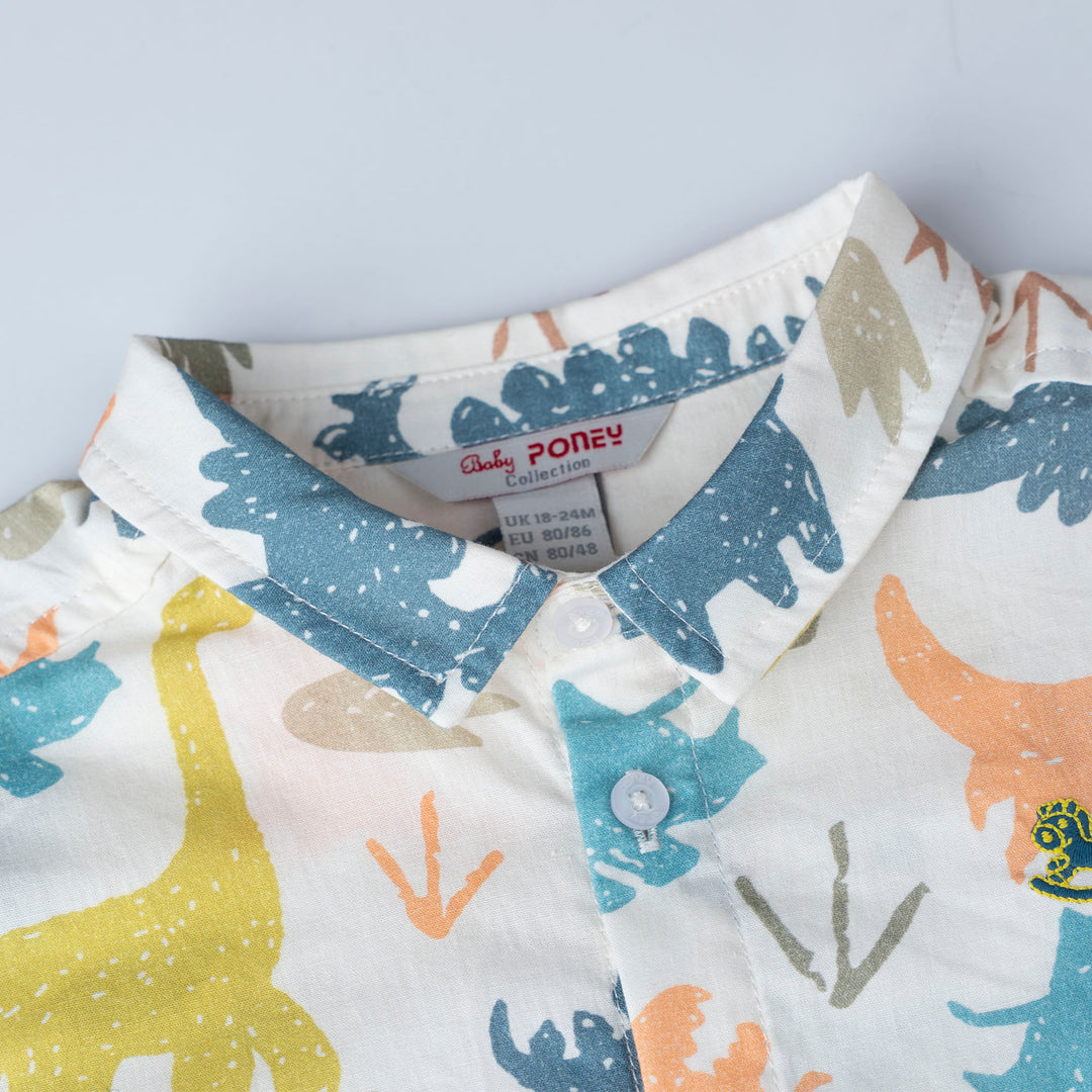 Dino Dazzle Loose Fit Short Sleeve Shirt