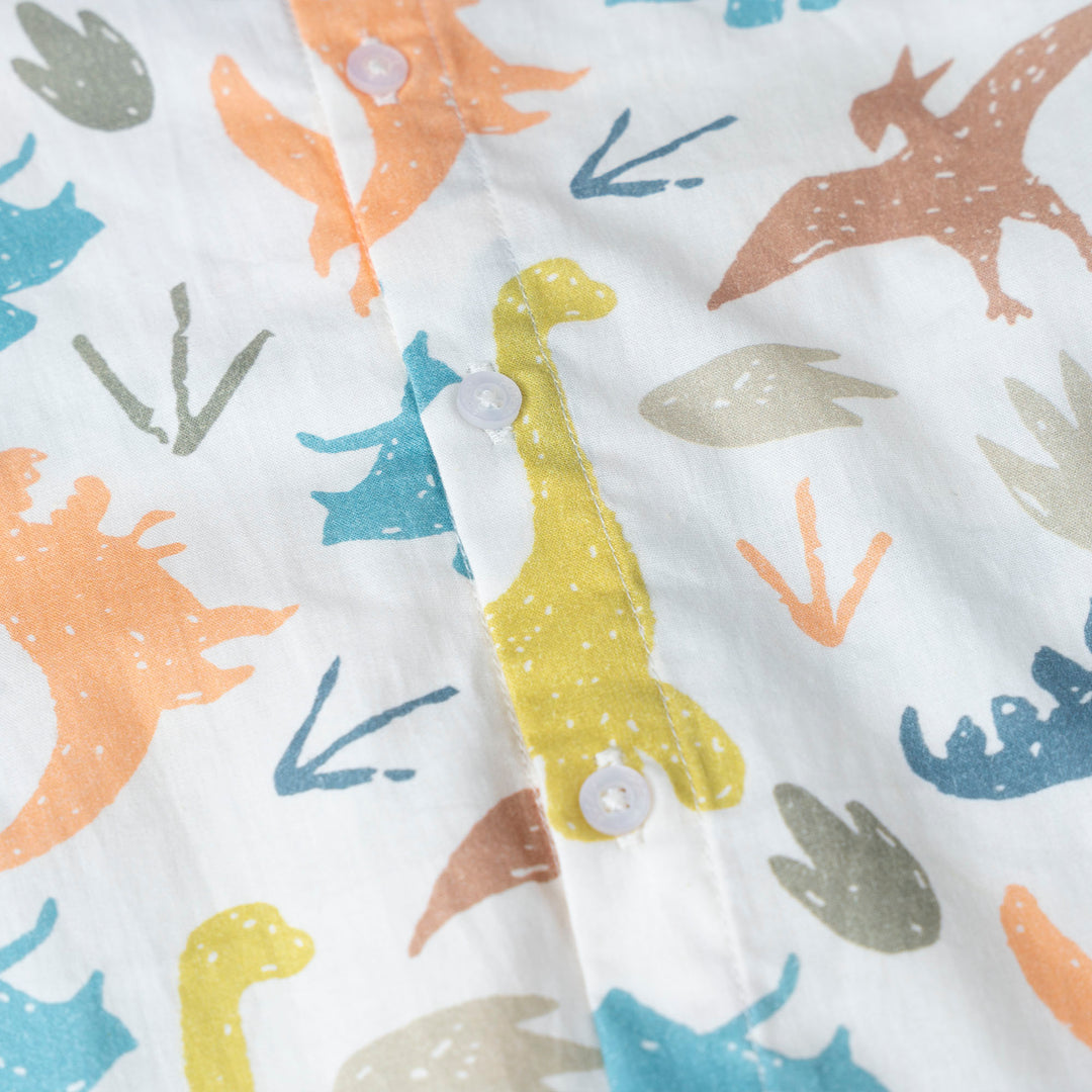 Dino Dazzle Loose Fit Short Sleeve Shirt