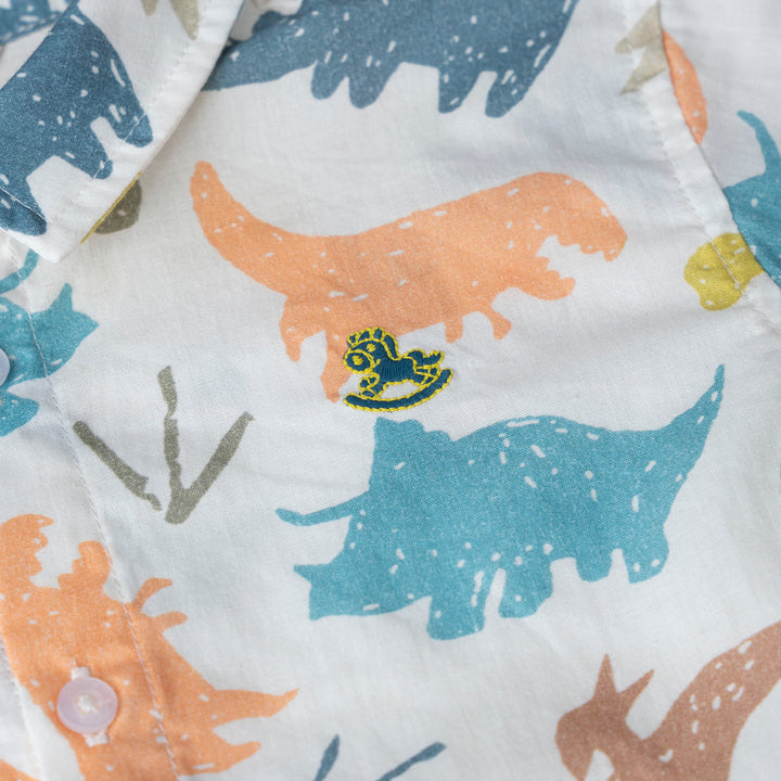 Dino Dazzle Loose Fit Short Sleeve Shirt