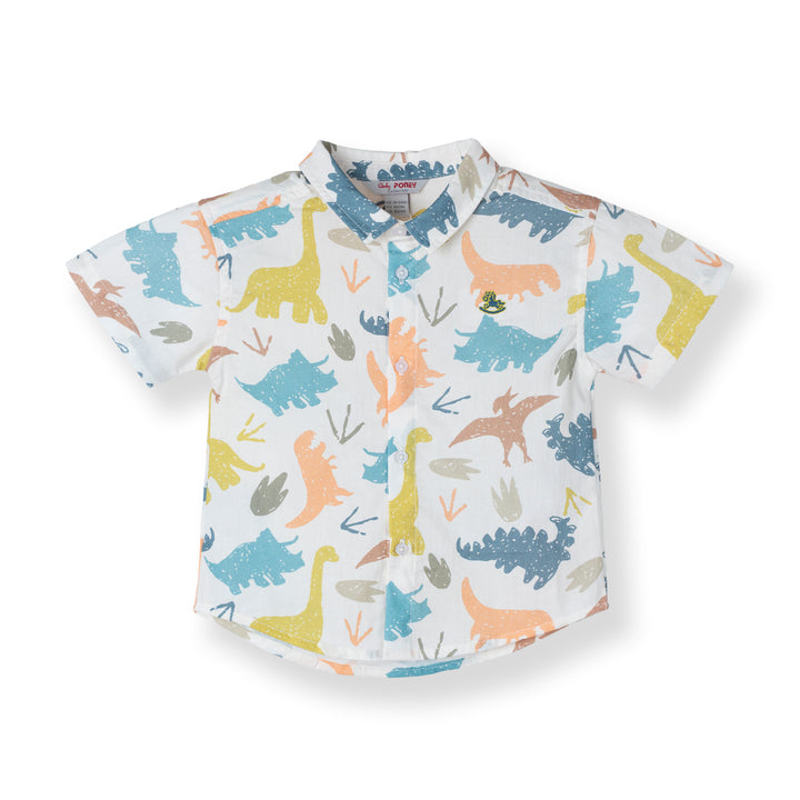 Dino Dazzle Loose Fit Short Sleeve Shirt