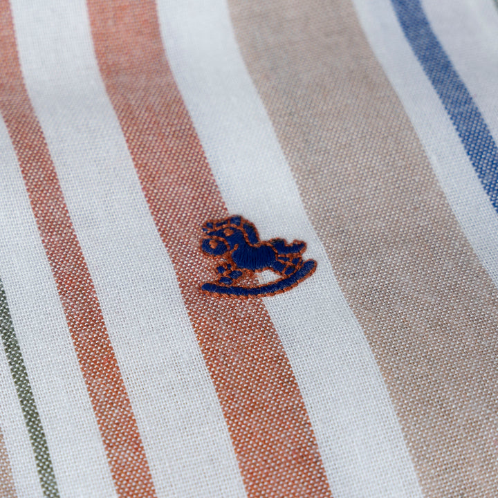 Cocoa Stripe Long Sleeve Shirt