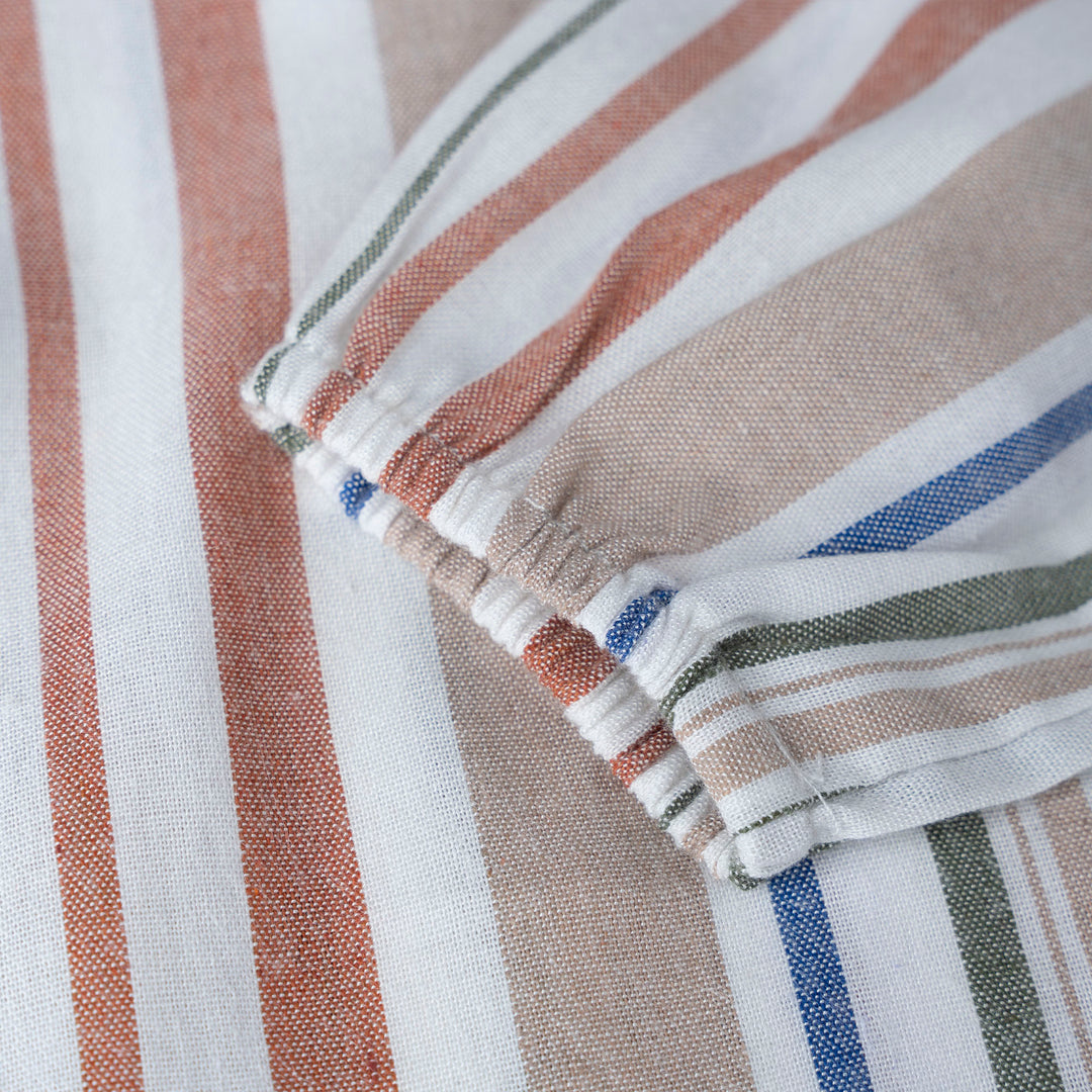 Cocoa Stripe Long Sleeve Shirt