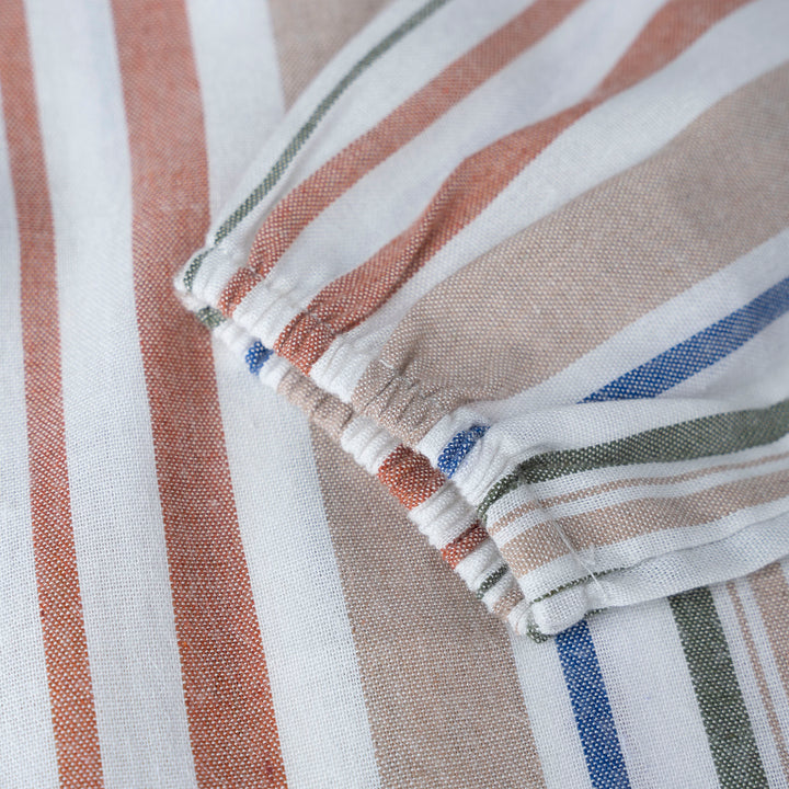 Cocoa Stripe Long Sleeve Shirt