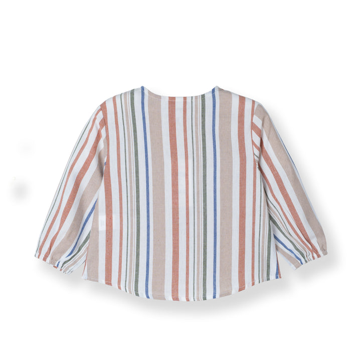 Cocoa Stripe Long Sleeve Shirt