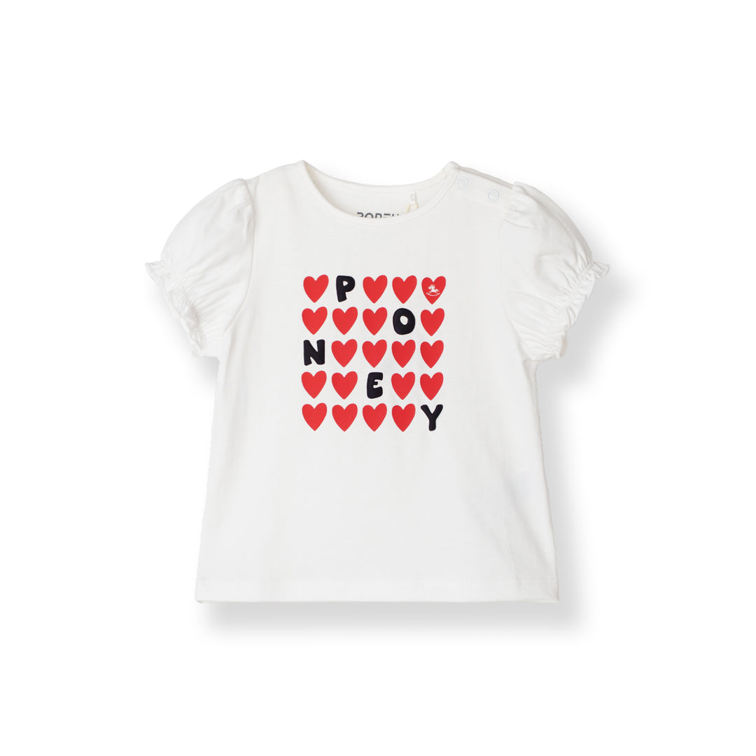 Sweetheart Puff Short Sleeve Tee
