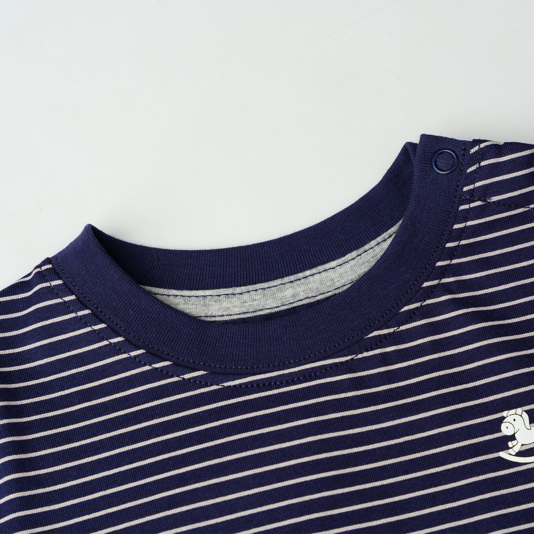 Baby Boy Urban Stripe Short Sleeve Tee