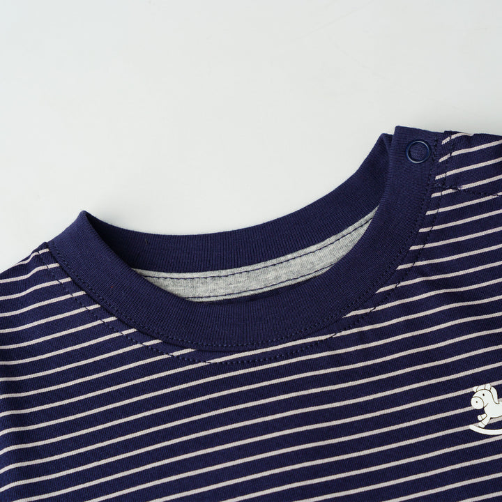 Baby Boy Urban Stripe Short Sleeve Tee