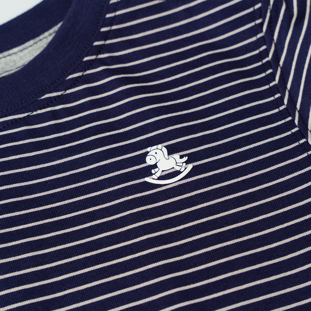 Baby Boy Urban Stripe Short Sleeve Tee