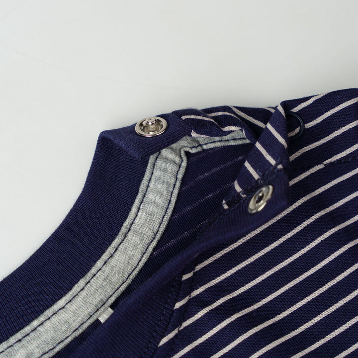 Baby Boy Urban Stripe Short Sleeve Tee