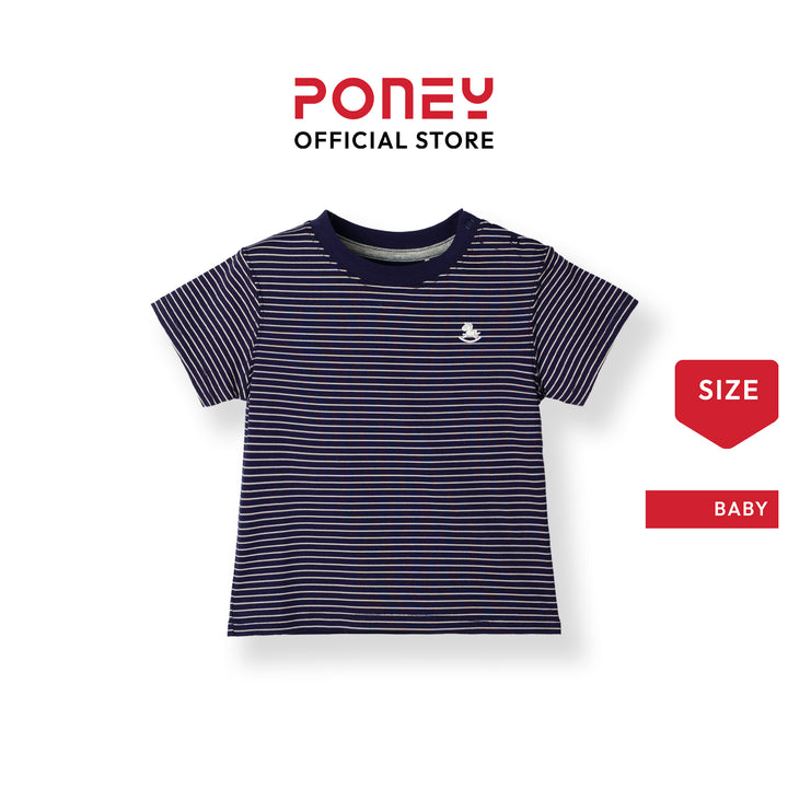 Baby Boy Urban Stripe Short Sleeve Tee