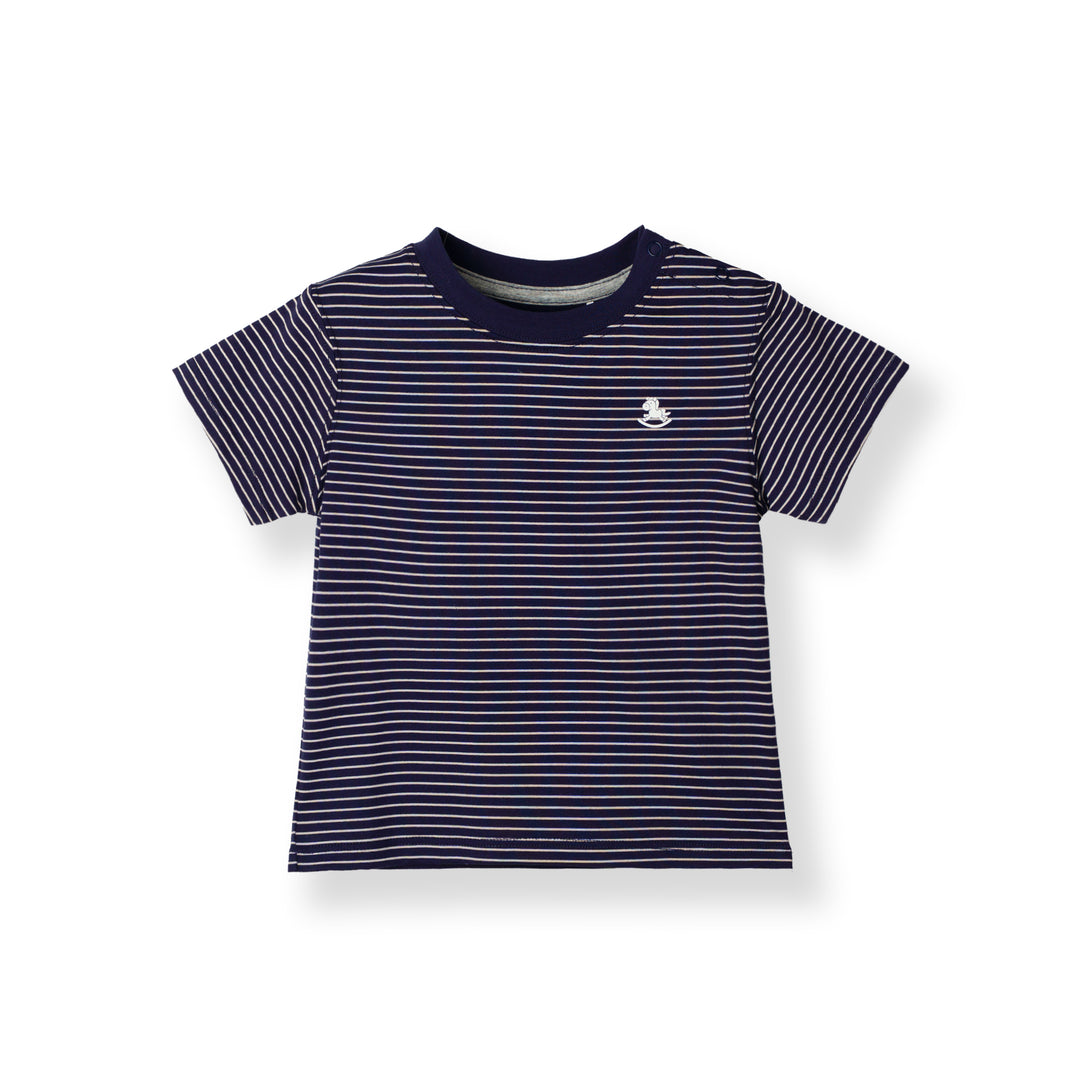 Baby Boy Urban Stripe Short Sleeve Tee