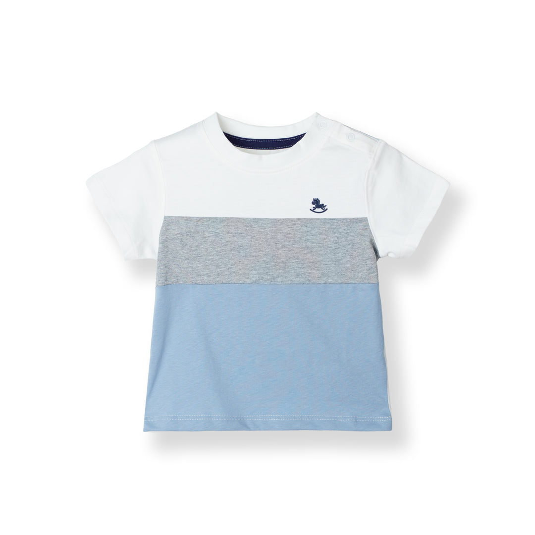 Baby Boy Color Block Adventure Short Sleeve Tee