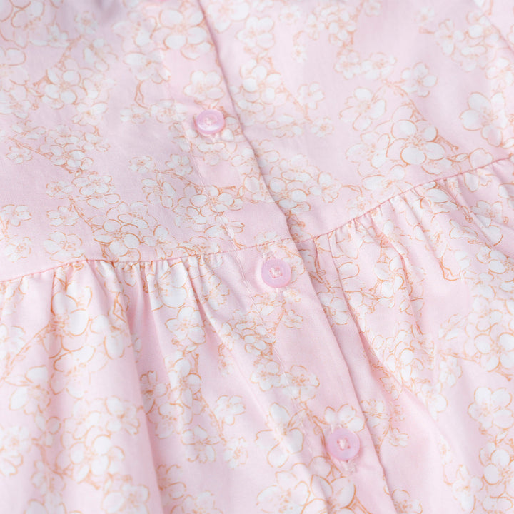 Printed Cotton with Circular Sleeves Blouse