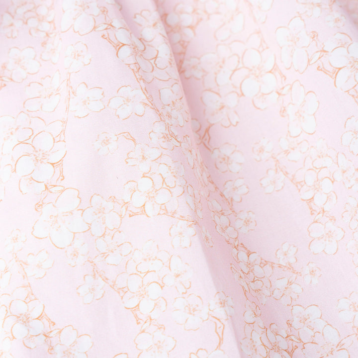 Printed Cotton with Circular Sleeves Blouse