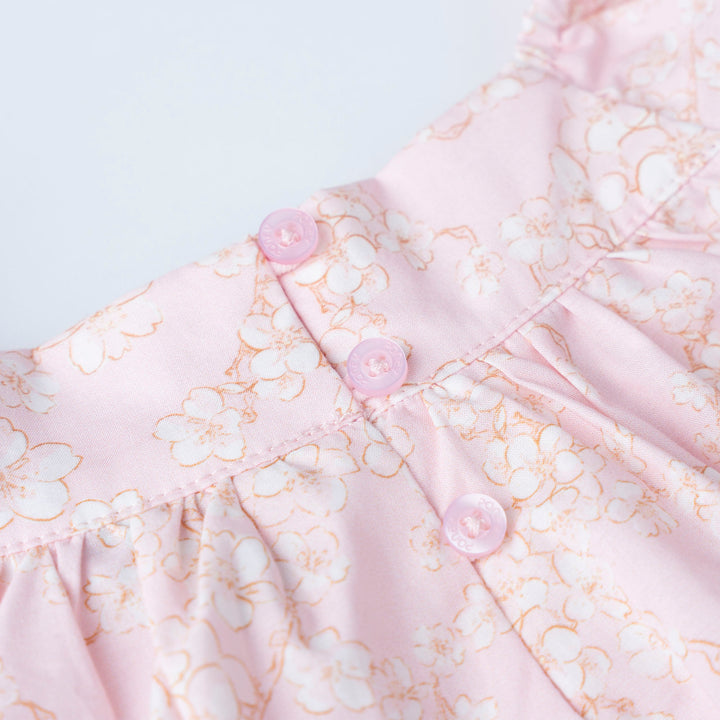 Printed Cotton with Circular Sleeves Blouse