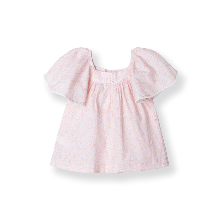 Printed Cotton with Circular Sleeves Blouse