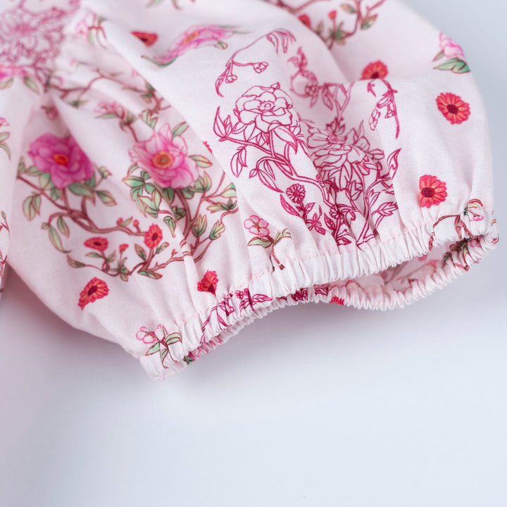 Blush Charm Cheongsam Short Sleeve Dress