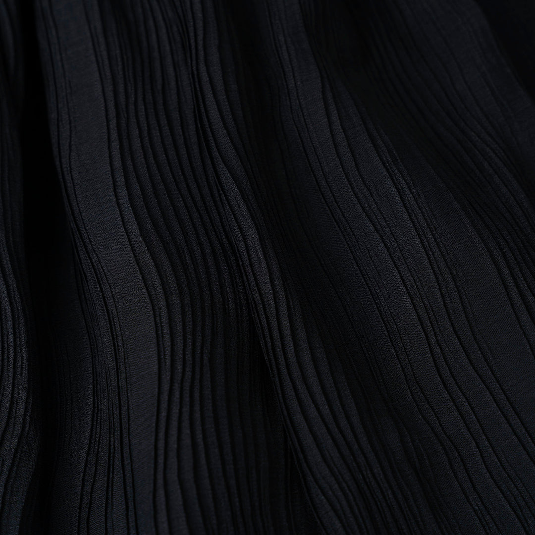 Poney Calf-Length Sheer Skirt