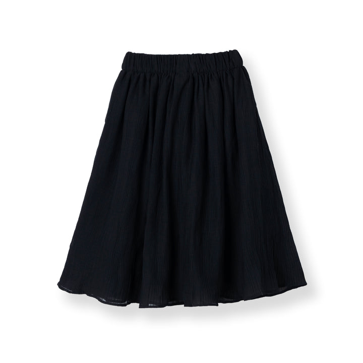 Poney Calf-Length Sheer Skirt