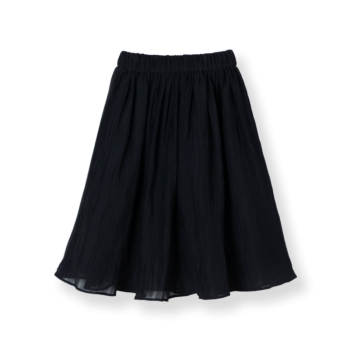 Poney Calf-Length Sheer Skirt