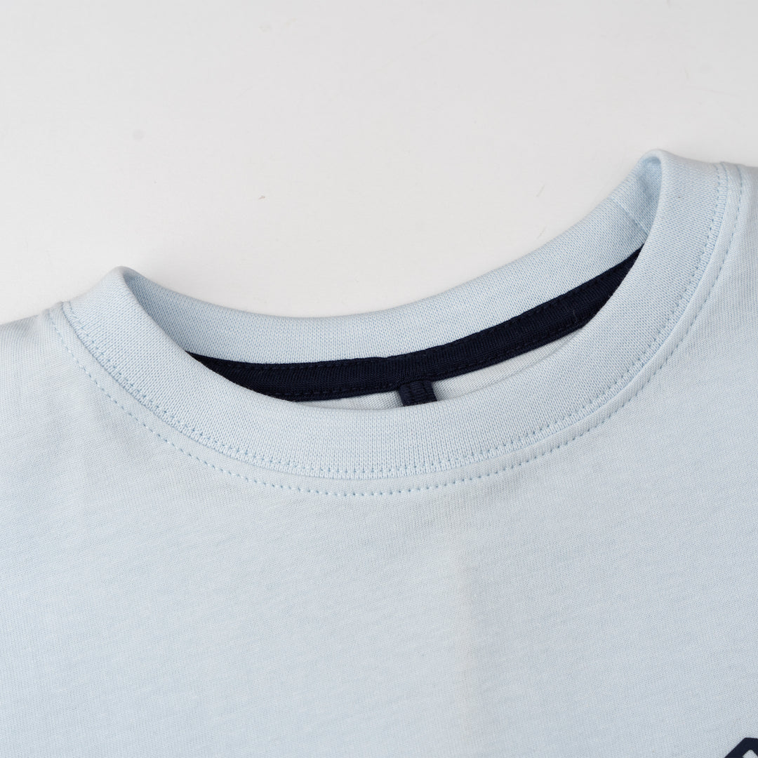 Poney Boys Blue Logo Short Sleeve Tee