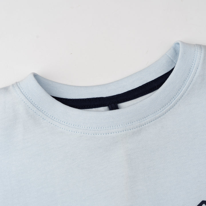 Poney Boys Blue Logo Short Sleeve Tee