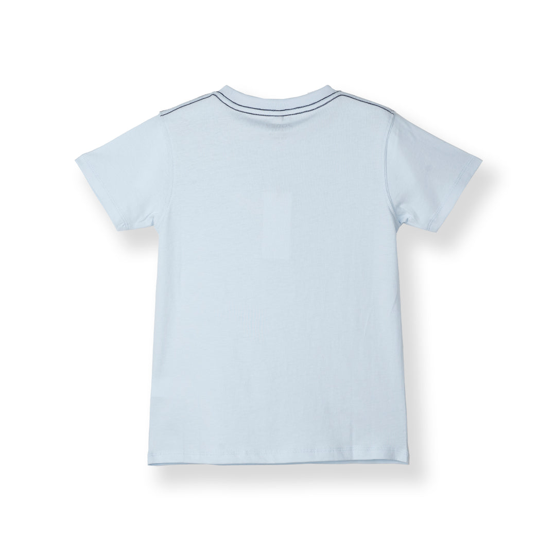 Poney Boys Blue Logo Short Sleeve Tee