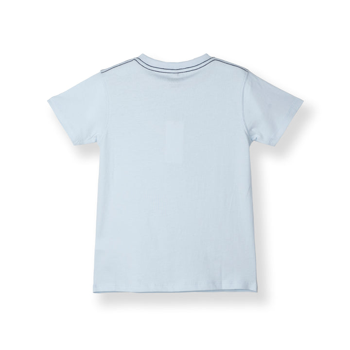 Poney Boys Blue Logo Short Sleeve Tee