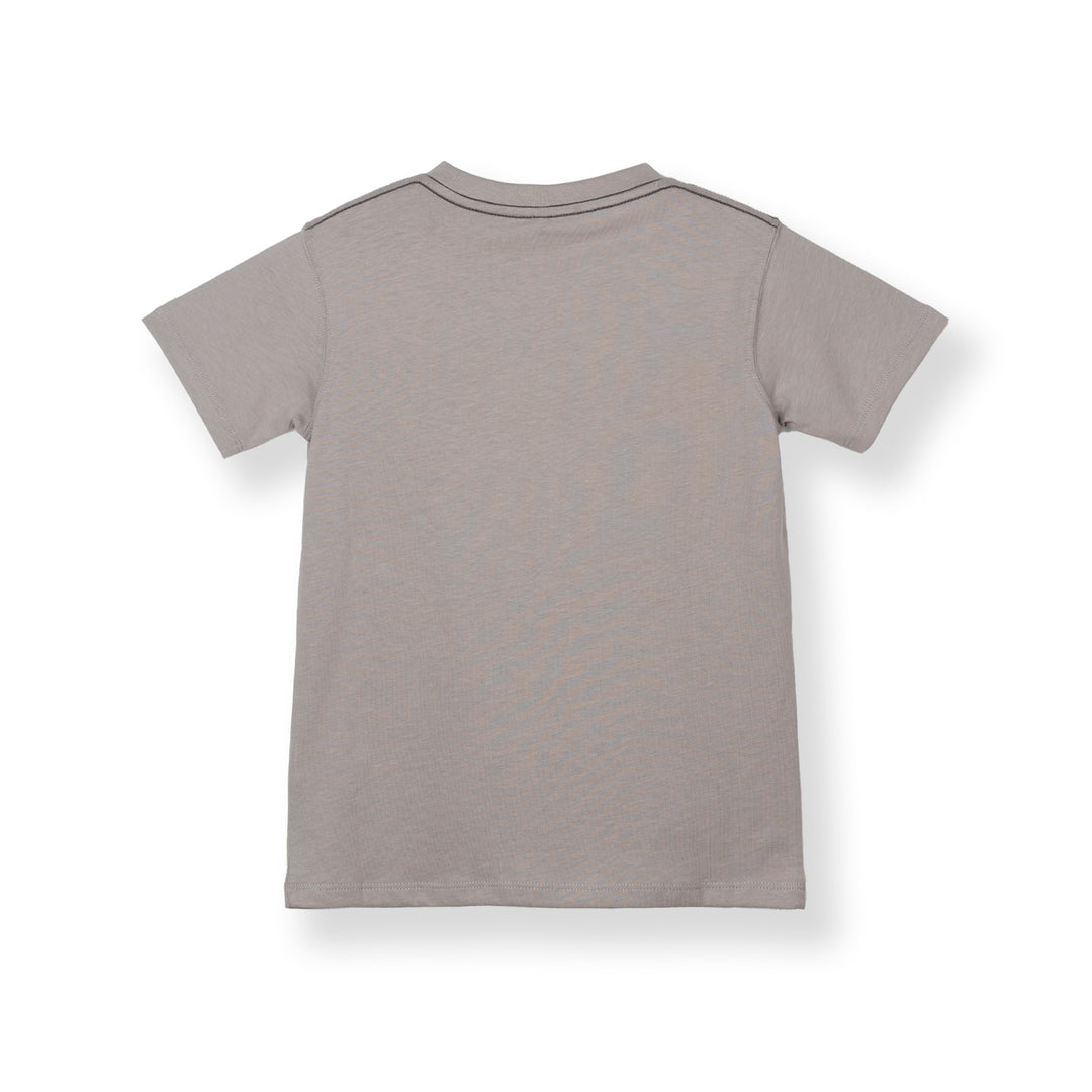 Poney Boys Grey Iconic Logo Short Sleeve Tee