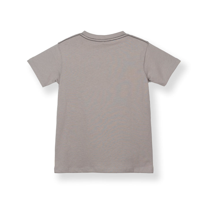 Poney Boys Grey Iconic Logo Short Sleeve Tee