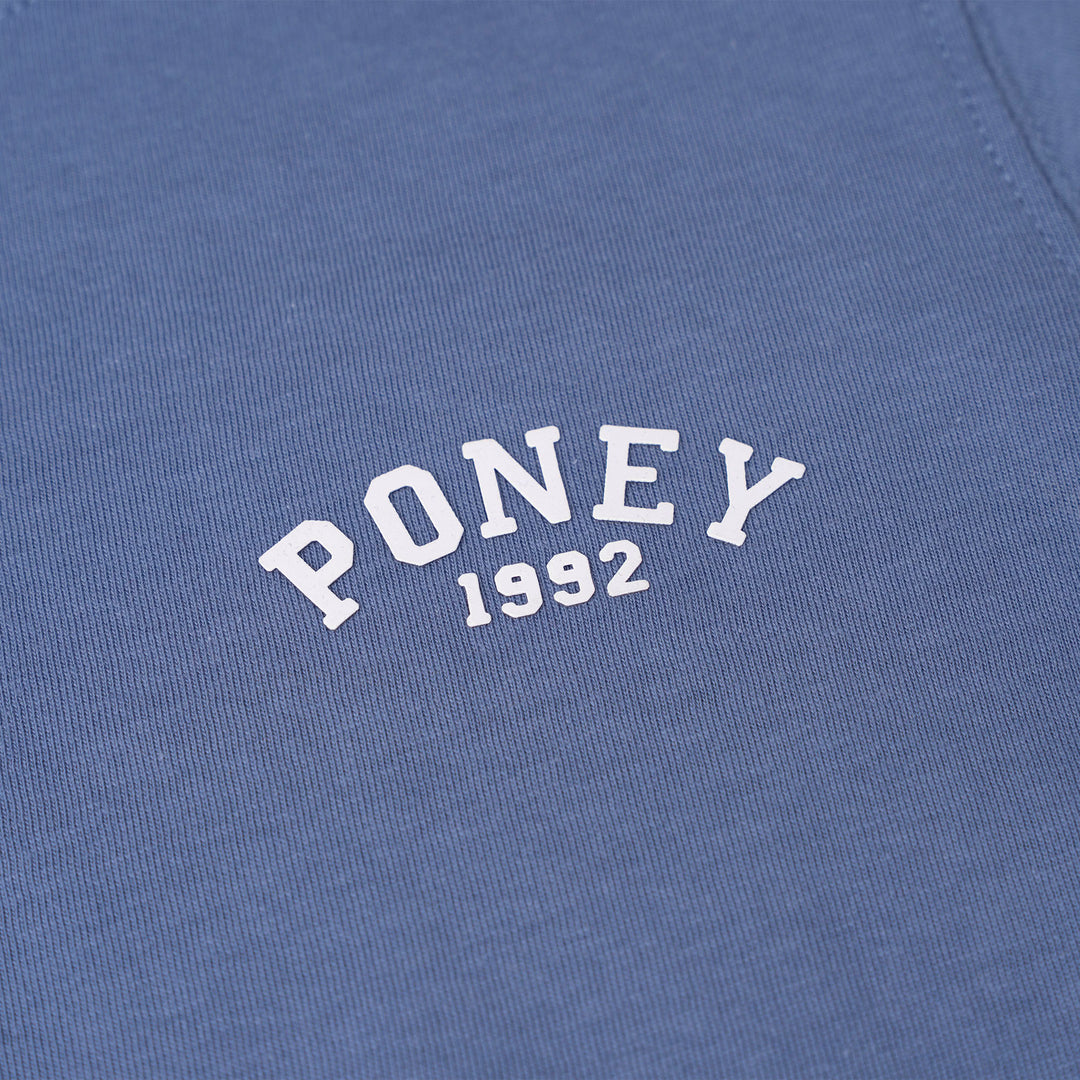 Poney Boys Blue Iconic Logo Short Sleeve Tee