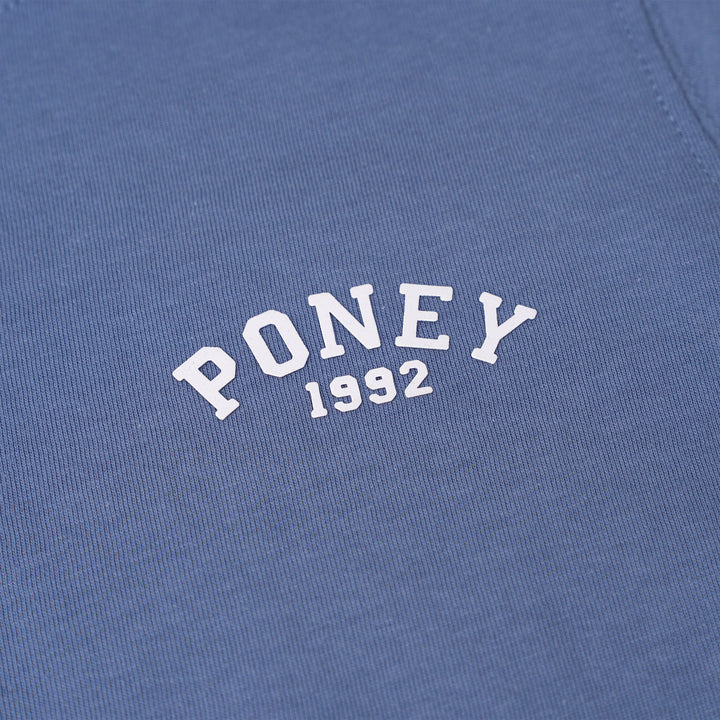 Poney Boys Blue Iconic Logo Short Sleeve Tee