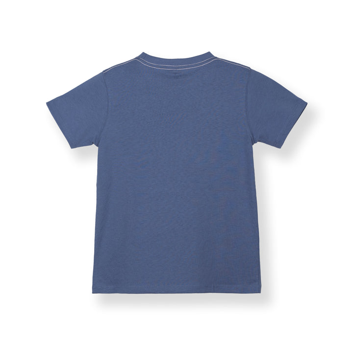 Poney Boys Blue Iconic Logo Short Sleeve Tee