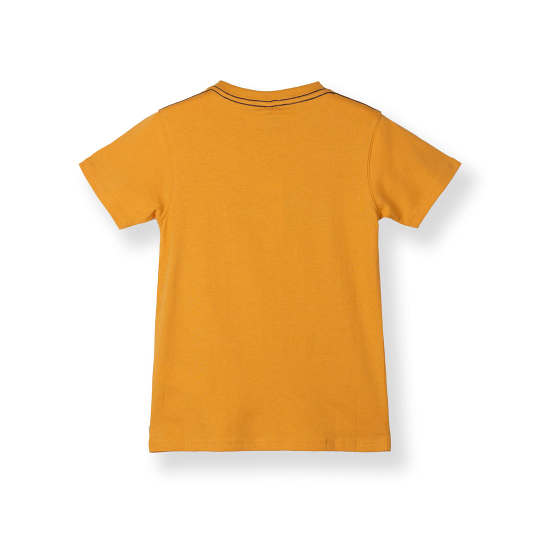 Poney Mustard Authentic Logo Short Sleeve Tee