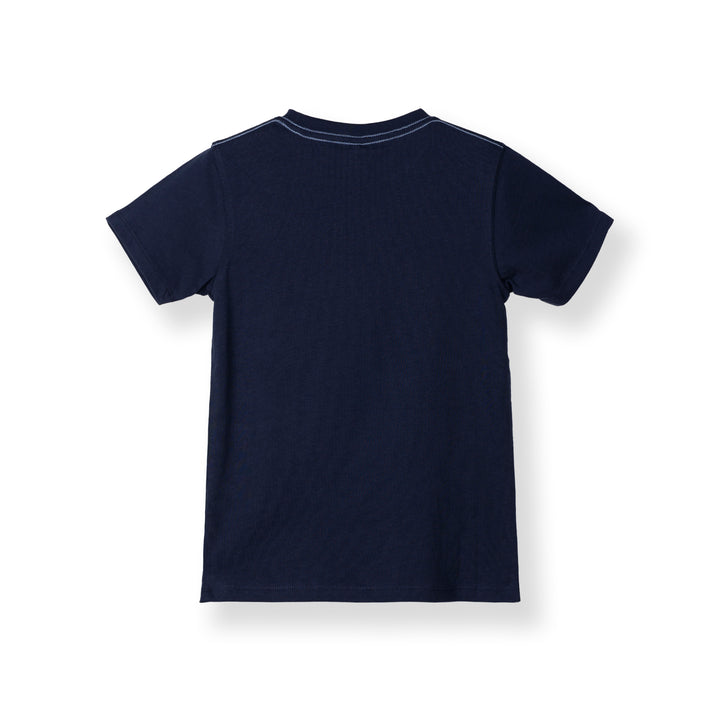 Poney Boys Authentic Navy Logo Short Sleeve Tee