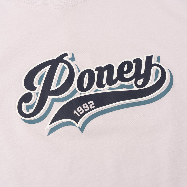 Poney Boys Authentic Light Purple Logo Short Sleeve Tee