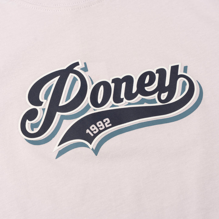 Poney Light Purple Authentic Logo Short Sleeve Tee
