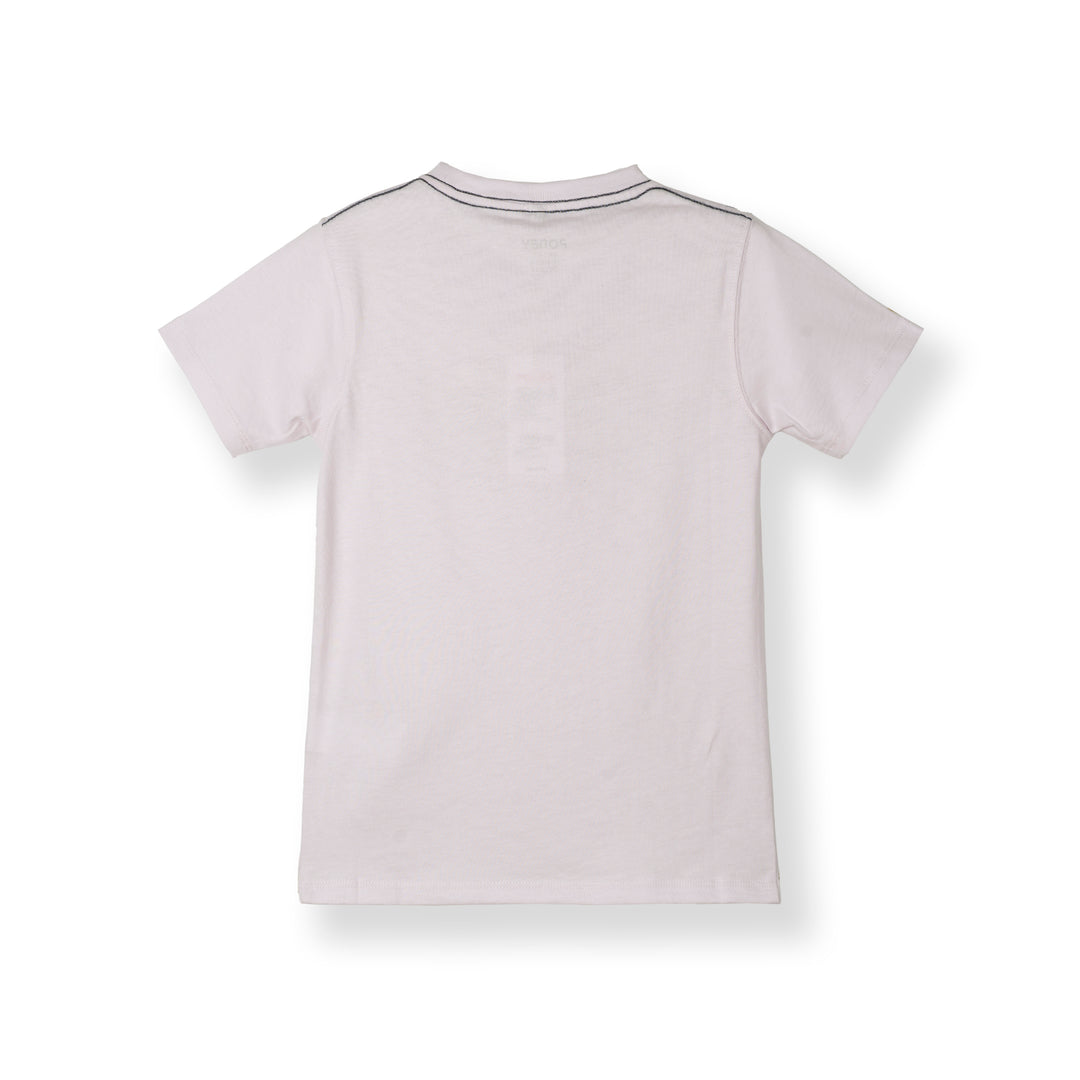 Poney Light Purple Authentic Logo Short Sleeve Tee