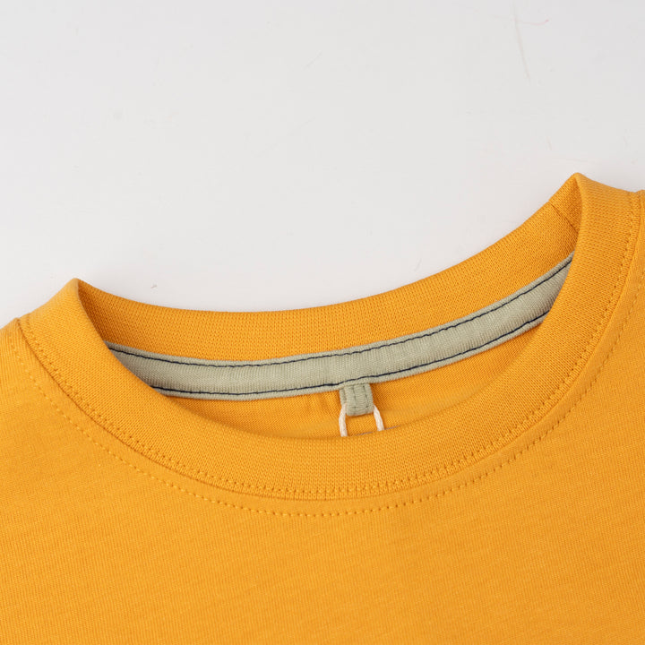 Poney Boys Authentic Mustard Logo Short Sleeve Tee