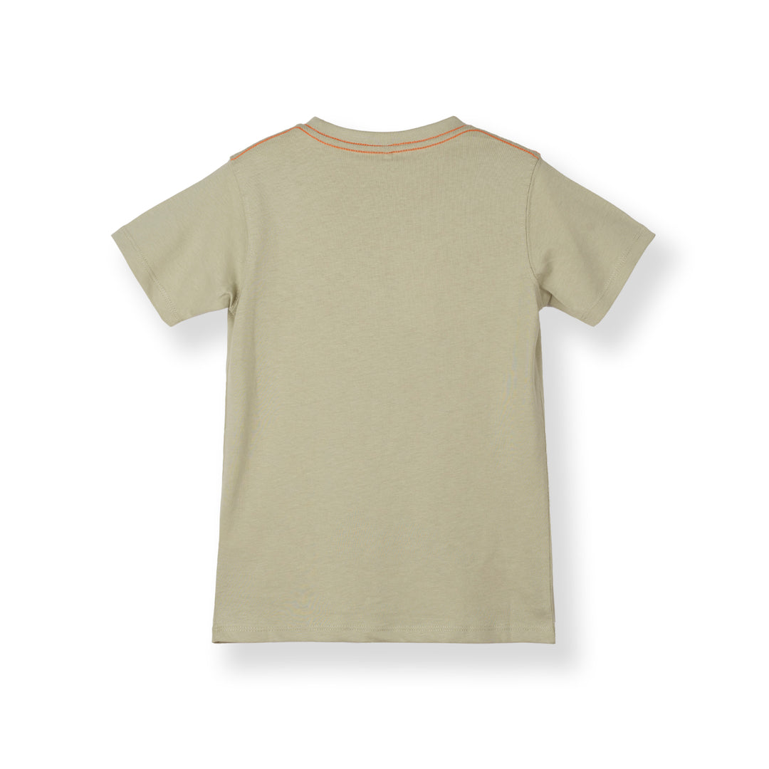 Poney Boys Authentic Light Green Logo Short Sleeve Tee
