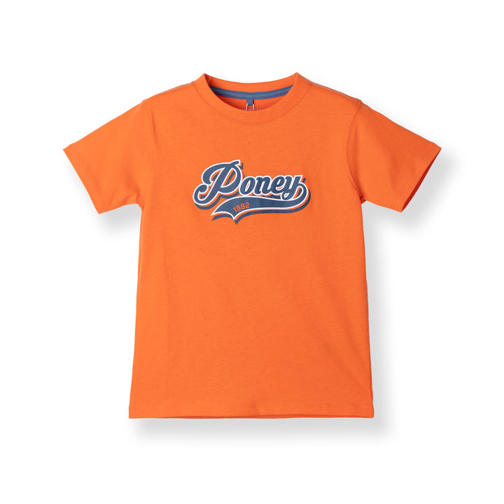 Authentic Orange Logo Short Sleeve Tee